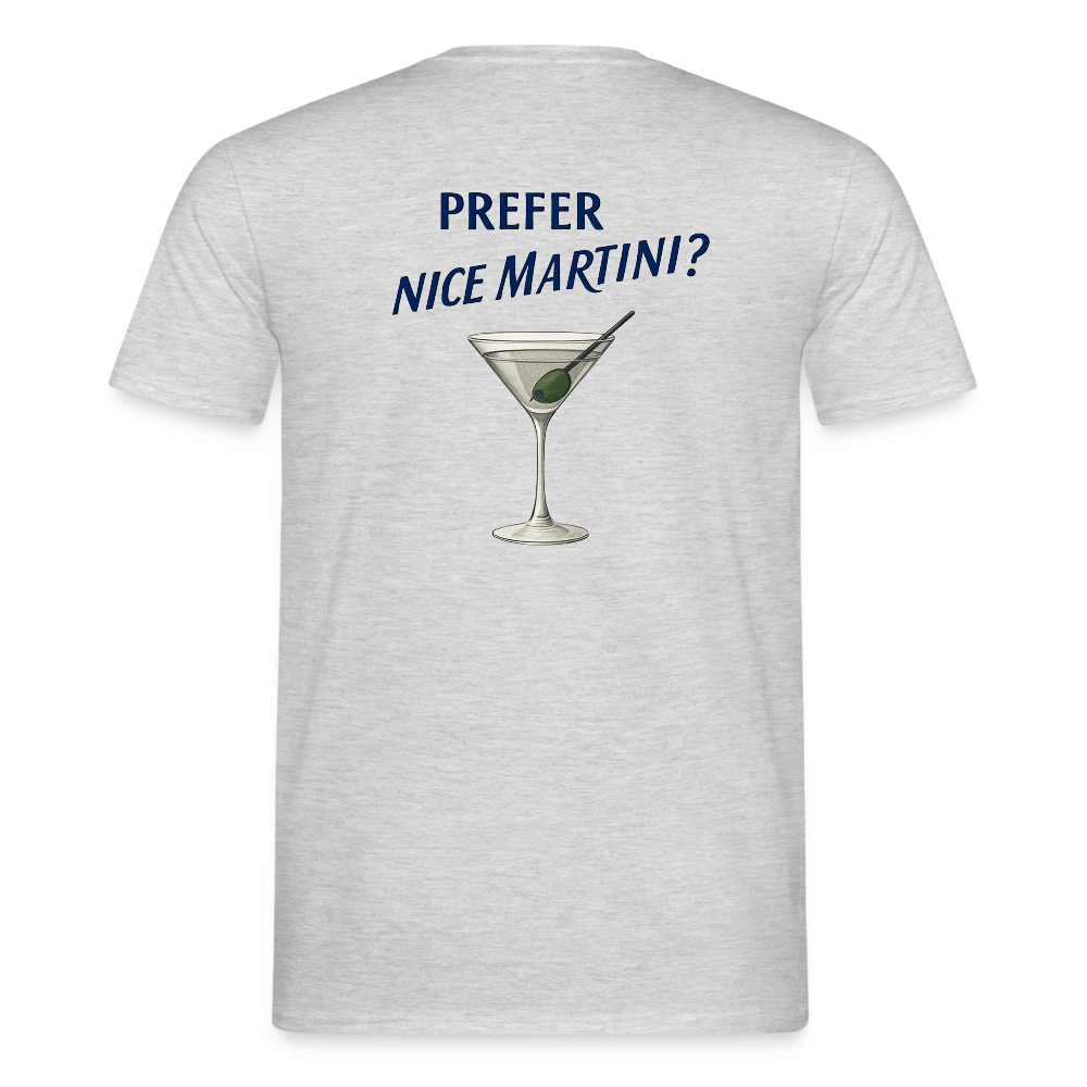 NICE MARTINI T-SHIRT - heather grey