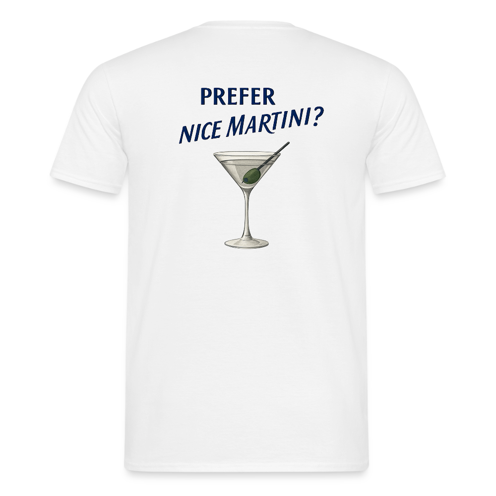 NICE MARTINI T-SHIRT - white