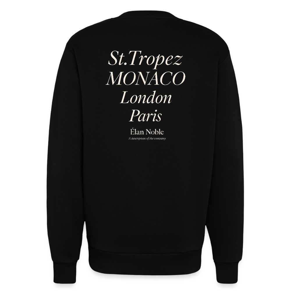 ΓLAN NOBLE HOTSPOTS SWEATER - SOLID BLACK