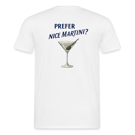 NICE MARTINI T-SHIRT - white